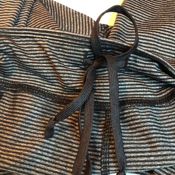 Danskin Now Striped Gray Capris - Picture 2 of 6